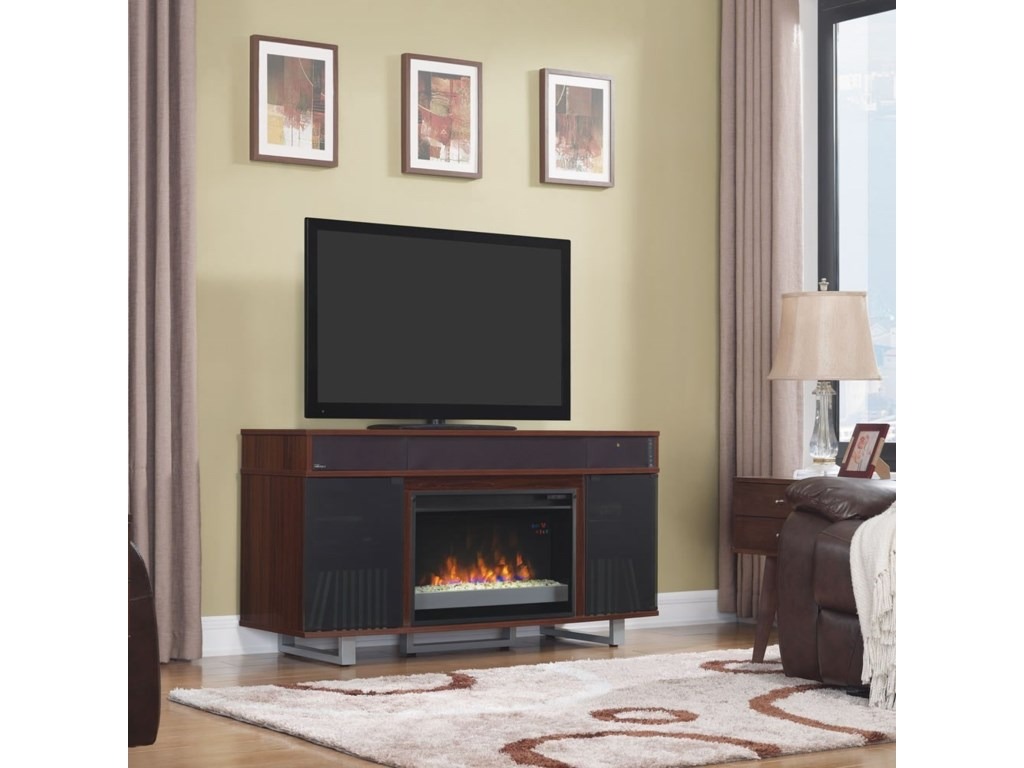 W880-68 Ashley Furniture Mallacar Xl Tv Stand W/fireplace Option