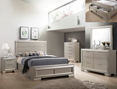 Crown Mark - Paloma Storage Queen Bed, D/M, NS, & Chest
