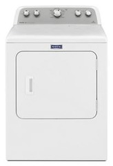 Maytag - 7cf White Elec Dryer-11Cycles,5Temp,Sanitize cycle