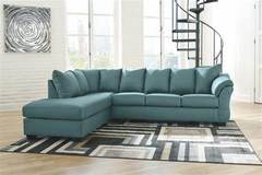 Ashley Furniture Darcy - Sky "L" Sectional (LAF Chaise)