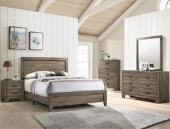 Crown Mark - Millie Queen Bed, D/M, Night Stand, & Chest