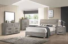 Tundra Queen Platform Bed, D/M, NS & Chest