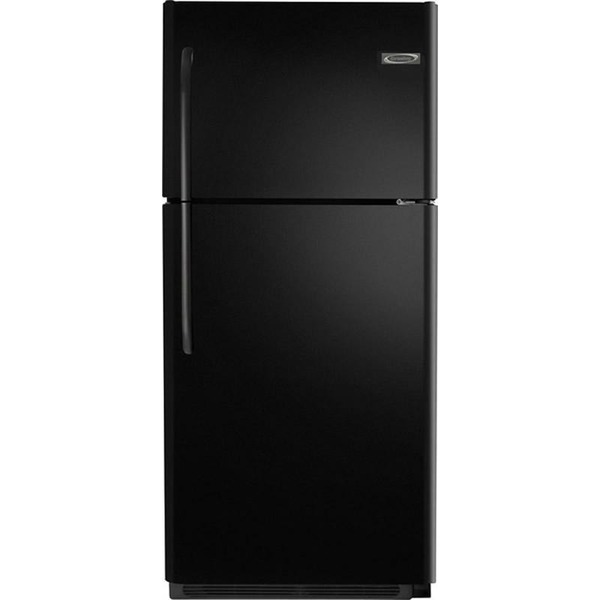 Crosley - 18 cu ft Top-Freezer Refrigerator - Black