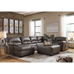 Ashley Furniture Aberton Gray 3pc Sectional (LAF Chaise)