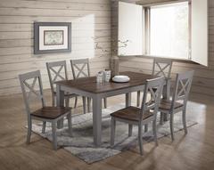 Lane - A La Carte White Rect 66" Dining Table & 4 Chairs