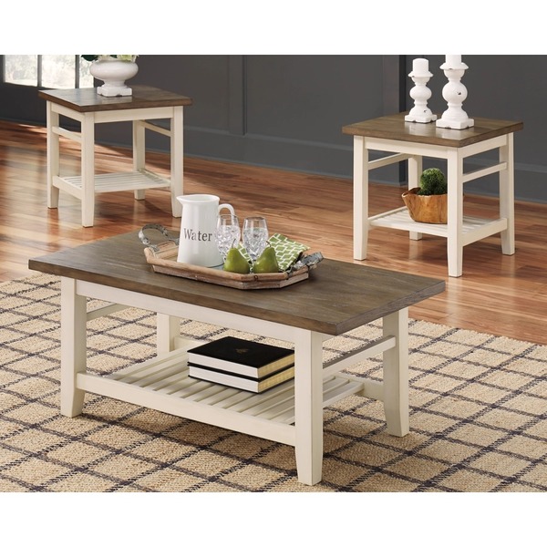 Make life gorgeous Isolate Ashley Furniture - Bardilyn Table Set Coffee Table and 2 End Tables - My  Family Home Furnishings