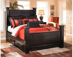 Ashley Furniture - Shay King Poster Bed