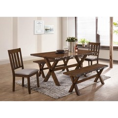 Crown Mark - Sherwood Dining Table w/Benches