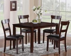 Henderson Dark Brown Dinette with Four (4) Chairs