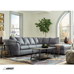 Ashley Furniture - Darcy - Steel "L" Sectional