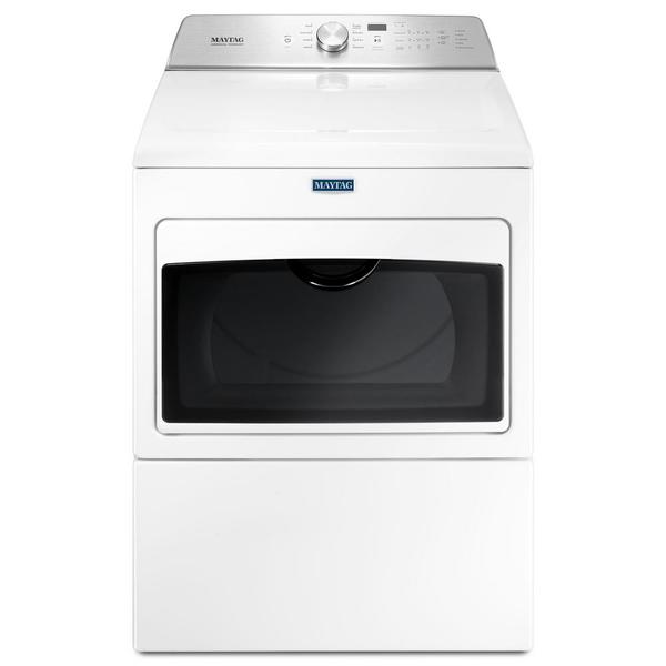 Maytag - 7.4cf White Elec Dryer-9Cycles,5Temp,IntelliDry®