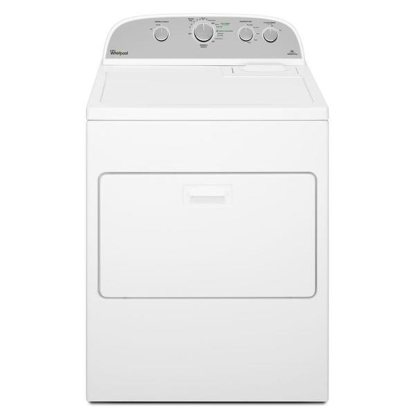 Whirlpool - 7cf White Elec Dryer-11Cycles,5Temp,Wrinkle Shield