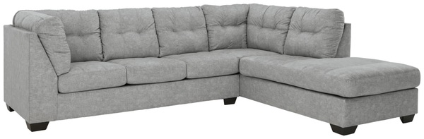 Ashley Furniture - Falkirk Steel RAF Chaise Sectional
