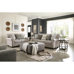 Lewiston Cement/Charcoal Sofa